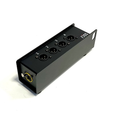 Adapter 2x etherCON na XLR 3 pin męski