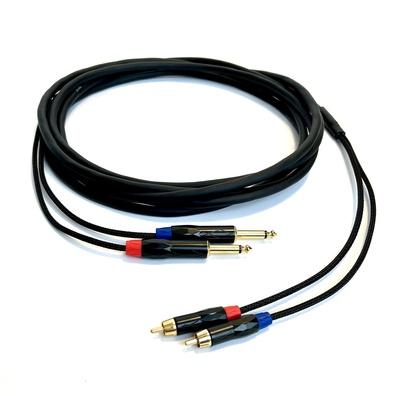 Kabel 2-kanałowy RCA - TS 5m
