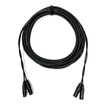 Kabel 2-kanałowy XLRf - XLRm 10m (1)