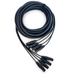 Kabel 4-kanałowy XLRf - XLRm 10m (1)