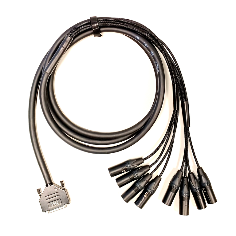 DB25 - 8/0 XLRf kabel 3m (1)